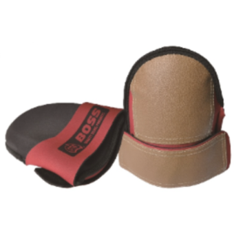 Boss Neoprene Leatherette Knee Pads - X-Large