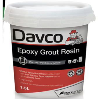 Davco Epoxy Grout Resin - 1.5 Litre