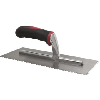 DTA Adhesive Trowel with Rubber Handle - 12mm