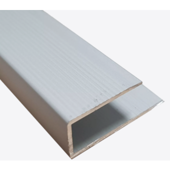 DTA Matt Silver Edge Cover - 3.3m x 15mm