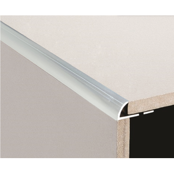 DTA Bright Silver Round Edge Aluminium Angle